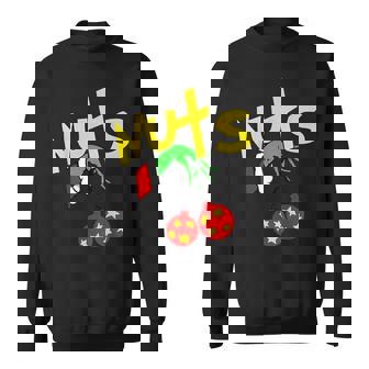 Chest Nuts Couples Matching Family Holiday Saying Sweatshirt Unisex | Mazezy