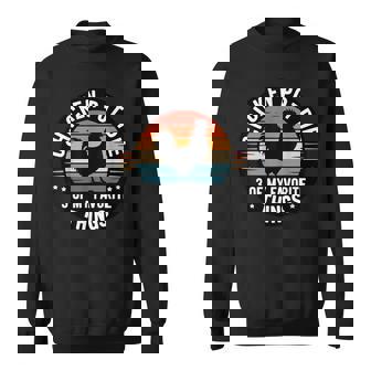 Chicken Pot Pie Humor Retro Food Sarcastic Saying Sweatshirt Unisex | Mazezy