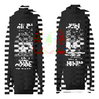 Chillin' With My Gnomies Family Gnome Christmas Sweatshirt | Mazezy