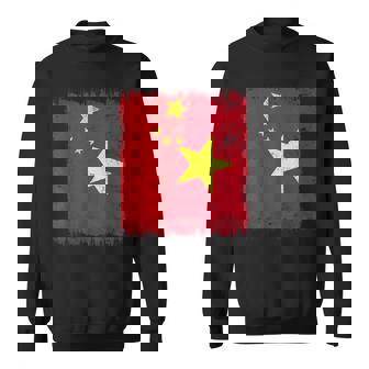 China Vietnam Half Flag Chinese Vietnamese History Sweatshirt Unisex | Mazezy