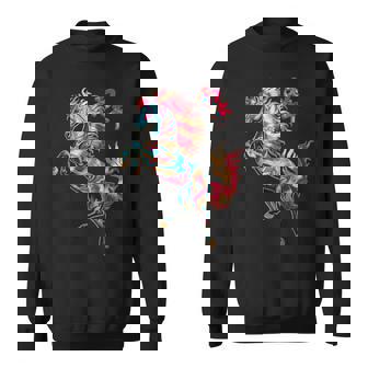 Chinese Zodiac Horse Sign Lunar New Year Astrology Art Sweatshirt Unisex | Mazezy