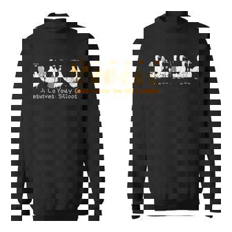 Christian Jesus Loves You Silly Goose Walking By Faith Bible Sweatshirt Unisex | Mazezy