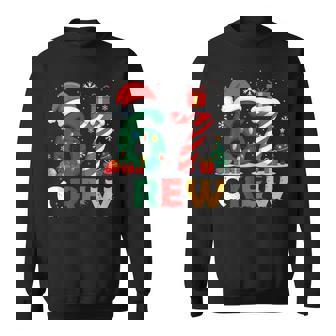 Christmas 67 Crew Brainrot Candy Cane Lights Holiday Sweatshirt | Seseable CA