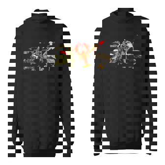 Christmas Alligator Pelican Crawfish Holiday New Year Sweatshirt Unisex | Mazezy