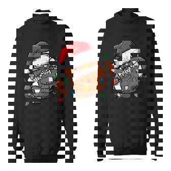 Christmas American Football Santa Xmas Men Boys Kids Sweatshirt Unisex | Mazezy