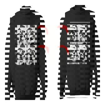 Christmas Australian Shepherd Santa Photo Booth Sweatshirt Unisex | Mazezy