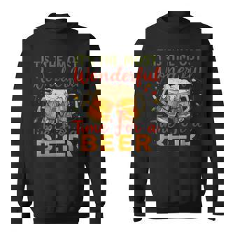 Christmas Beer Cheers Holiday Drinking Sweatshirt Unisex | Mazezy