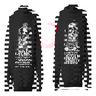 Christmas Is Better With Australian Shepherd Love Sweatshirt Unisex | Mazezy