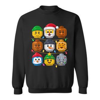 Christmas Building Crew Costume Master Builder Block Xmas Sweatshirt - Thegiftio