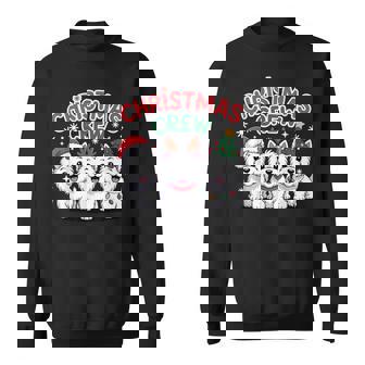 Christmas Crew Westie Christmas West Highland White Terrier Sweatshirt | Mazezy