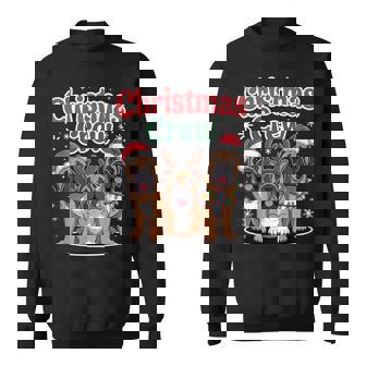 Christmas Crew Xmas Puppy Christmas English Mastiff Sweatshirt Unisex | Mazezy