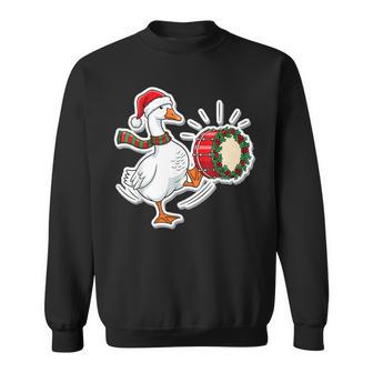 Christmas Drum Goose Teacher Shirt Holiday Music Teacher Sweatshirt Unisex | Mazezy