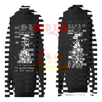 Christmas Santa Skeleton Dad Tax Papa Xmas Family Sweatshirt - Thegiftio