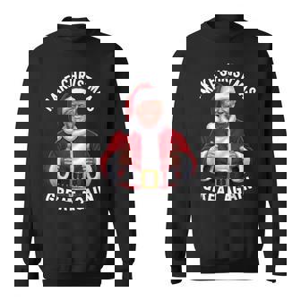 Make Christmas Great Again Xmas Trump Pj Pajamas Ugly Sweatshirt | Seseable FR