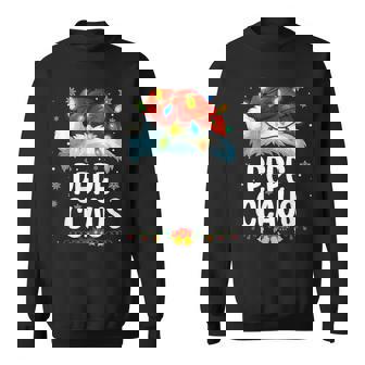 Christmas Hat Lights Pajama Pepe Claus Family Matching Sweatshirt Unisex | Mazezy