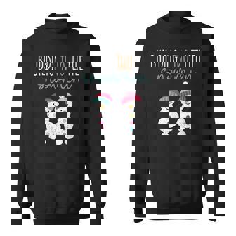 Christmas Holiday Pregnancy Announcement For Twin Mom Sweatshirt Unisex | Mazezy