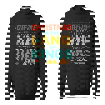 Christmas In The Land Of Kings Ancient Egypt Holiday Sweatshirt Unisex | Mazezy