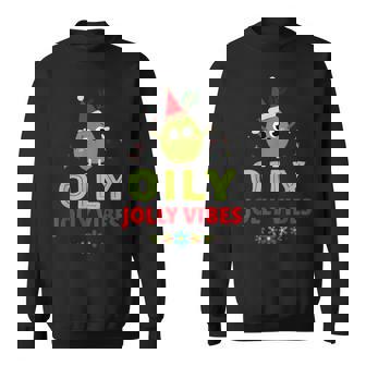 Christmas Olive Oil Pun Mediterranean Food Lovers Sweatshirt | Seseable FR