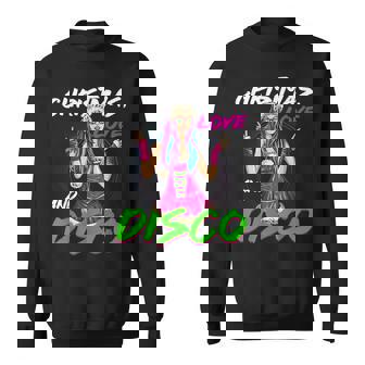 Christmas Outfit Disco Rave Techno House Goa Party Sweatshirt Unisex | Mazezy