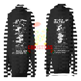 This Is My Christmas Pajama Penguin Dab Xmas Pjs Sweatshirt | Mazezy