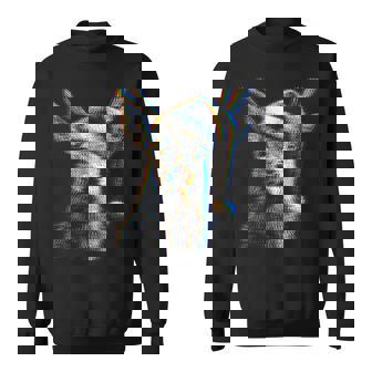 Christmas Reindeer For Music Festivals Ravers EDM Xmas Party Sweatshirt Unisex | Mazezy