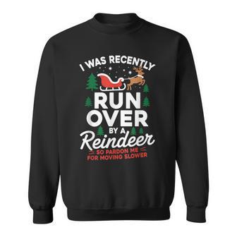 Christmas Runover By Reindeer Xmas Sweatshirt - Thegiftio UK