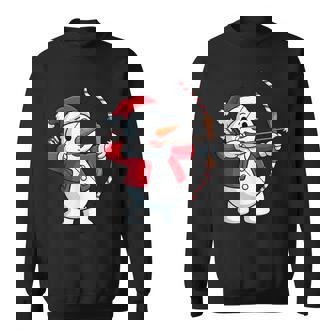 Christmas Snowman Archery Santa Hat Winter Holiday Pajama Sweatshirt Unisex | Mazezy