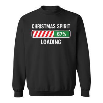 Christmas Spirit Loading 67 Meme Boys Kids Gen Z Alpha Slang Sweatshirt Unisex | Mazezy