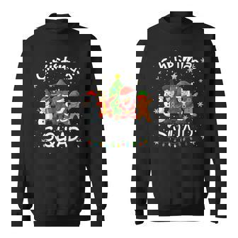 Christmas Squad Matching Santa Reindeer Snowman Dab Sweatshirt - Monsterry