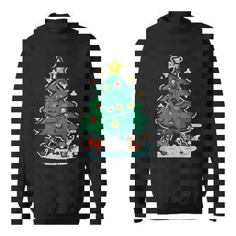 Christmas Tree On Roller Skates Tank Top Sweatshirt Unisex | Mazezy