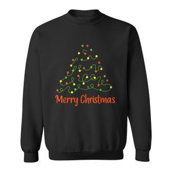 Christmas Tree Tangled Lights Men Women Family Matching Sweatshirt - Thegiftio UK