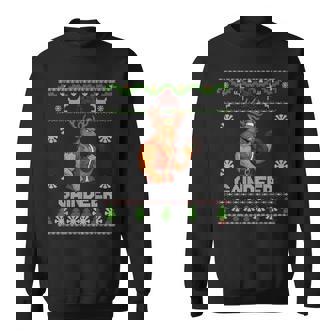 Christmas Ugly Sweater Fitness Gaindeer Christmas Sweatshirt | Mazezy