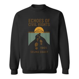 Civil Rights March Selma Coast 1965 Footsteps Bridge Sweatshirt - Thegiftio UK