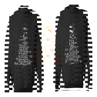 Clarinet Christmas Tree Music Teacher Band Orchestra Sweatshirt Unisex | Mazezy