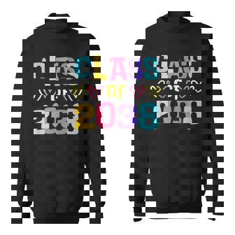 Class Of 2038 Cute Senior School Graduation Grow With Me Sweatshirt - Thegiftio