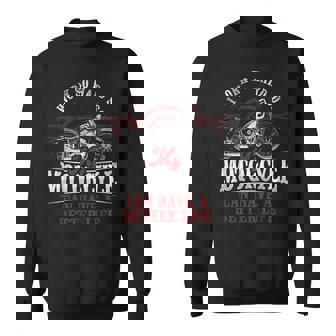 Classic Motorcycle Biker I Work Hard So My Motorcycle Can Sweatshirt Unisex | Mazezy