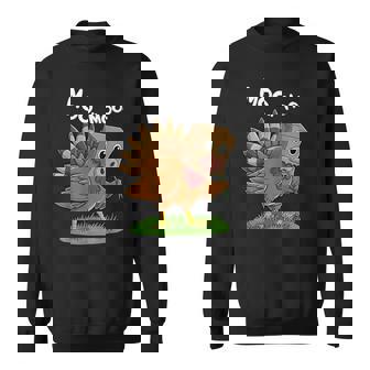 Classic Turkey Cow Moo Moo Thanksgiving Sweatshirt Unisex | Mazezy