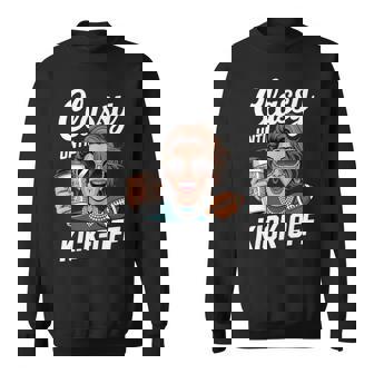 Classy Until Kick-Off Cute Football Mom Game Day Sweatshirt Unisex | Mazezy