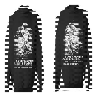 Cloud Watching But Make It Professional Meteorologist Tank Top Sweatshirt Unisex | Mazezy