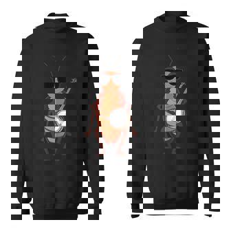 Cockroach Wearing Sunglasses Playing Banjo Tank Top Sweatshirt Unisex | Mazezy