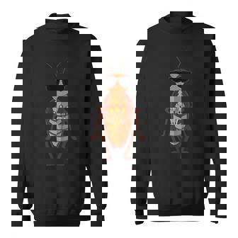 Cockroach Wearing Sunglasses Playing Darts Tank Top Sweatshirt Unisex | Mazezy