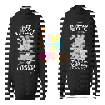 Coffee And Quilting Sewing Sewer Quilting Quilter Sweatshirt Unisex | Mazezy