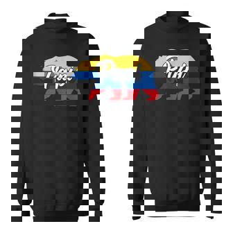 Colombia Papi Flag Bear Tank Top Sweatshirt Unisex | Mazezy