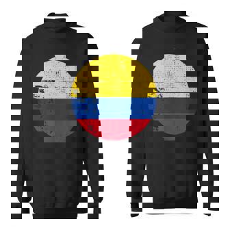 Colombia Vintage Flag Proud Colombian Tank Top Sweatshirt Unisex | Mazezy