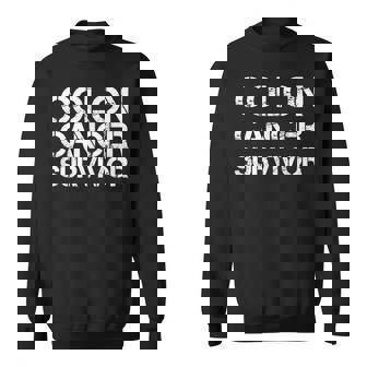 Colon Cancer Survivor For Colon Cancer Awareness Day Sweatshirt - Monsterry