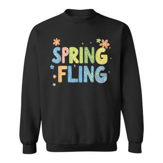 Colorful Spring Fling Costume For Blooming Season Sweatshirt - Thegiftio UK