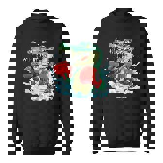 Combat De Boxe Amusant Avec Ce Costume De Crocodile Amusant Sweater e - Cadeauxyz