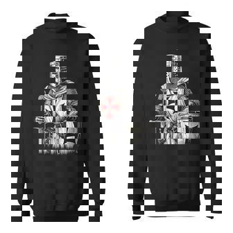 Conception De Guerrier Chevalier Templier Sweater e - Cadeauxyz