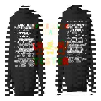 Cookie Baking Team Tester Christmas Gingerbread Lovers Sweatshirt - Monsterry