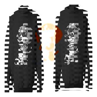 Cool Beagle Dog Soccer Player Cartoon Tank Top Sweatshirt Unisex | Mazezy